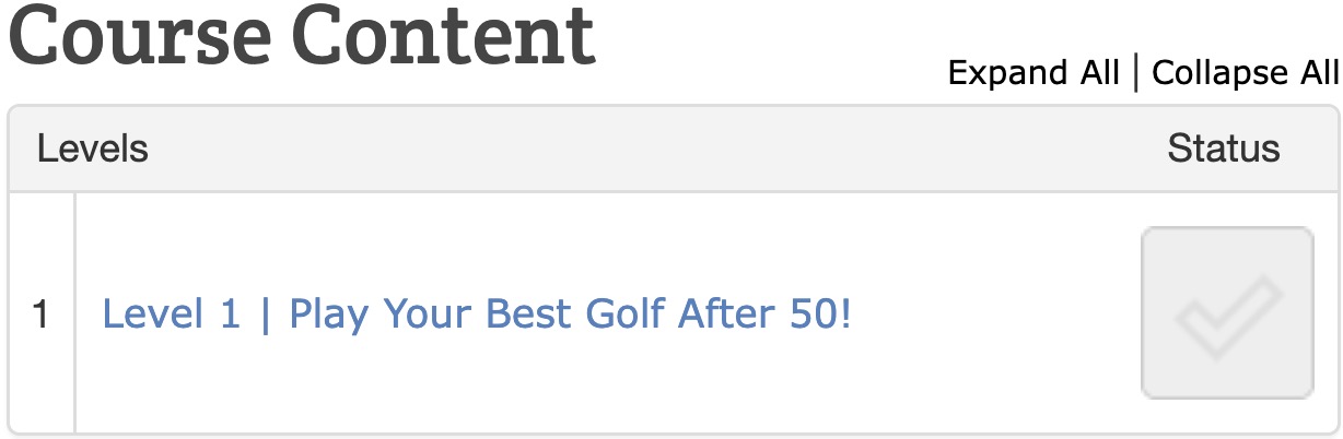Your Best Golf After 50 course